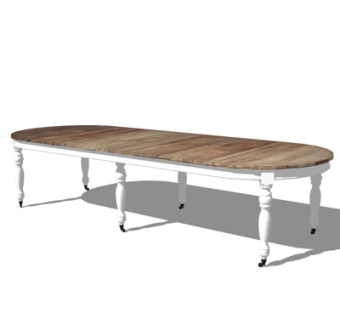 欧式实木茶几su模型