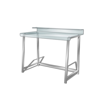 现代玻璃书桌su模型