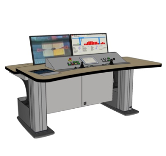 后现代电脑桌su模型