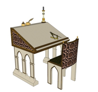 欧式小钢琴su模型