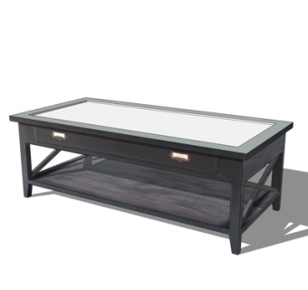 现代实木茶几su模型