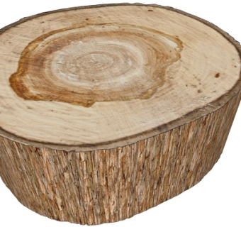 自然风树墩凳子su模型