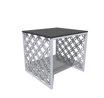 工业风边几su模型