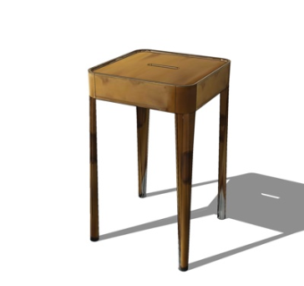 现代实木边几su模型