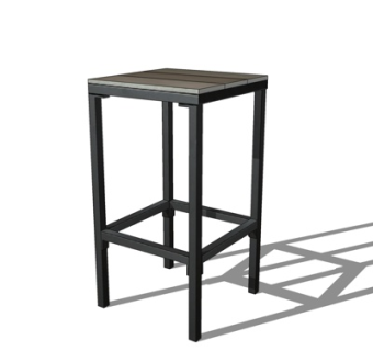 工业风边几su模型