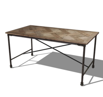 工业风茶几su模型