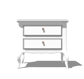 简欧角几su模型