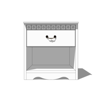 简欧角几su模型