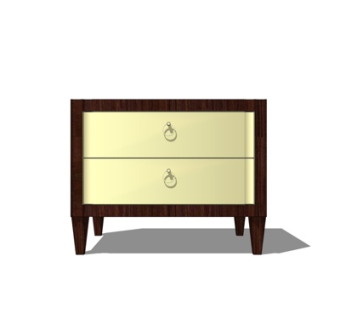 新中式角几su模型