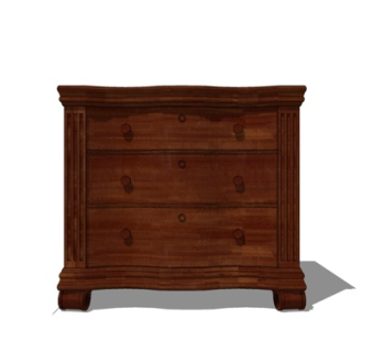 美式角几su模型