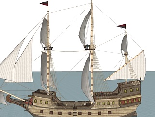 北欧古代<em>帆船</em>su<em>模型</em>