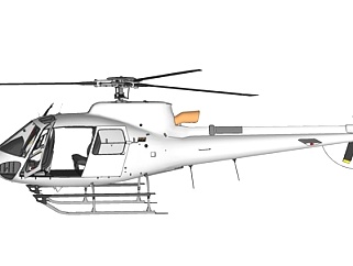 现代民用<em>直升机</em>su模型