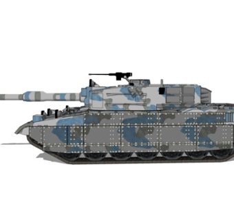 现代坦克su模型