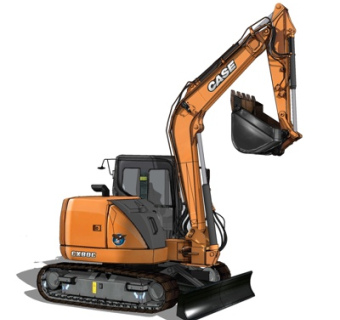 现代挖掘机su模型