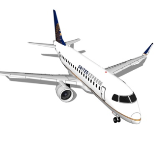 现代大型客机su模型