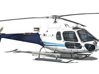 现代民用<em>直升机</em>su模型