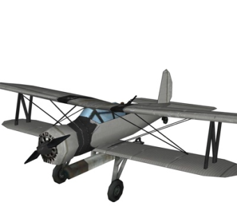 现代小型飞机su模型