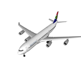 现代大型客机su模型