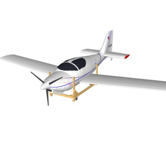 现代小型飞机su模型