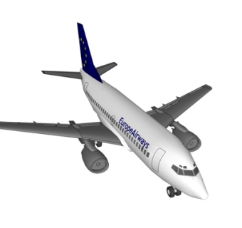 现代大型客机su模型