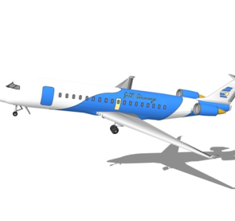 现代大型客机su模型