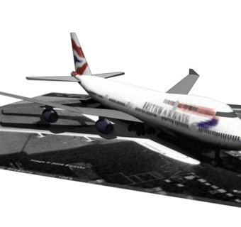 现代大型客机su模型