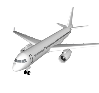 现代大型客机su模型