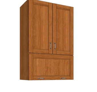 美式双开门衣柜su模型