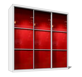 现代超市暂存柜su模型