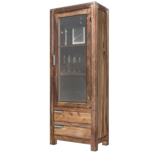 工业风实木酒柜su模型