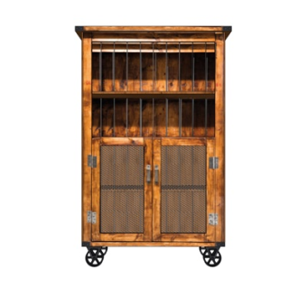 工业风实木餐边柜su模型