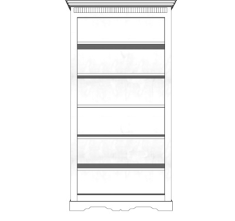 简欧实木衣柜su模型