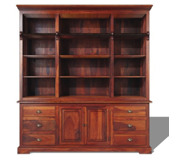 欧式实木装饰柜su模型