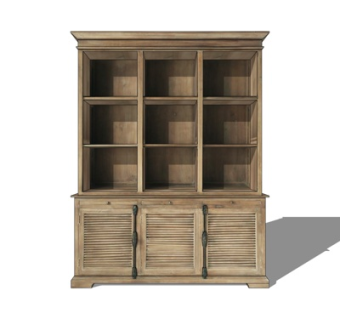 美式实木装饰柜su模型