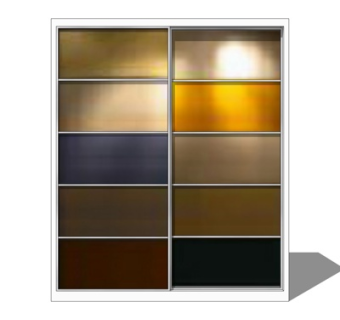 现代衣柜su模型