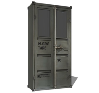 工业风衣柜su模型