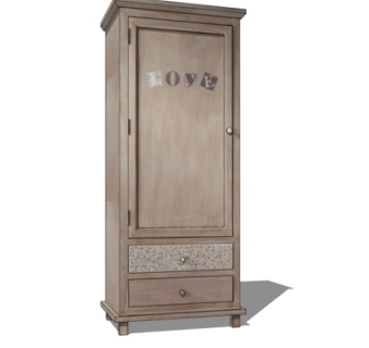 工业风衣柜su模型