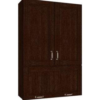 新中式衣柜su模型