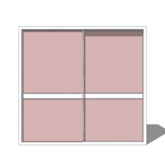 现代衣柜su模型