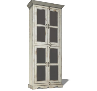 美式衣柜su模型