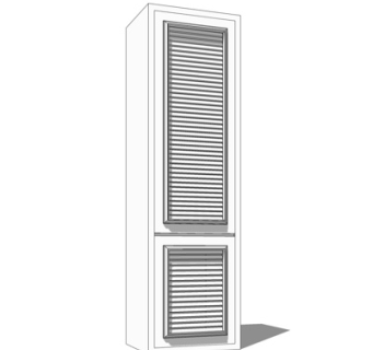 美式衣柜su模型