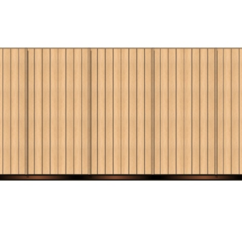 现代衣柜su模型