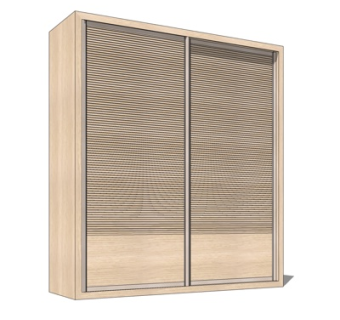 现代衣柜su模型