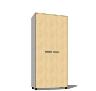 新中式衣柜su模型