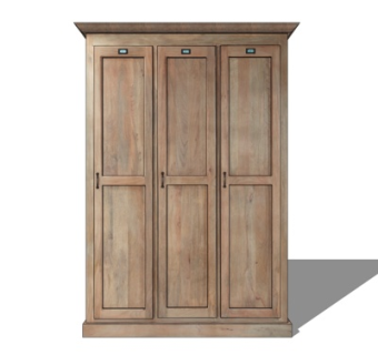 中式衣柜su模型