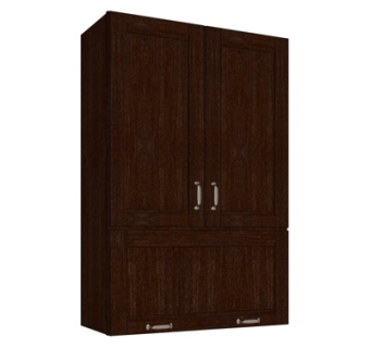 新中式衣柜su模型