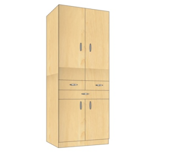 现代衣柜su模型