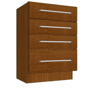 现代实木床头柜su模型