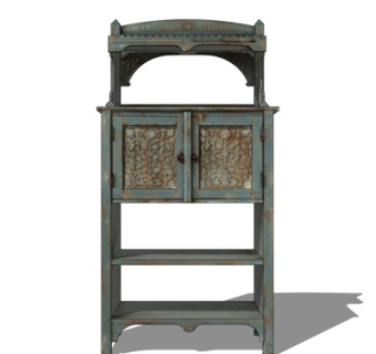 欧式铁艺餐边柜su模型