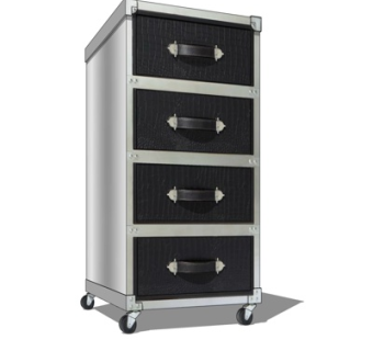 现代实木边柜su模型